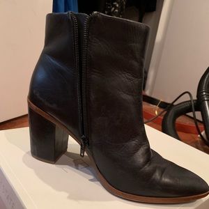 1. State leather booties